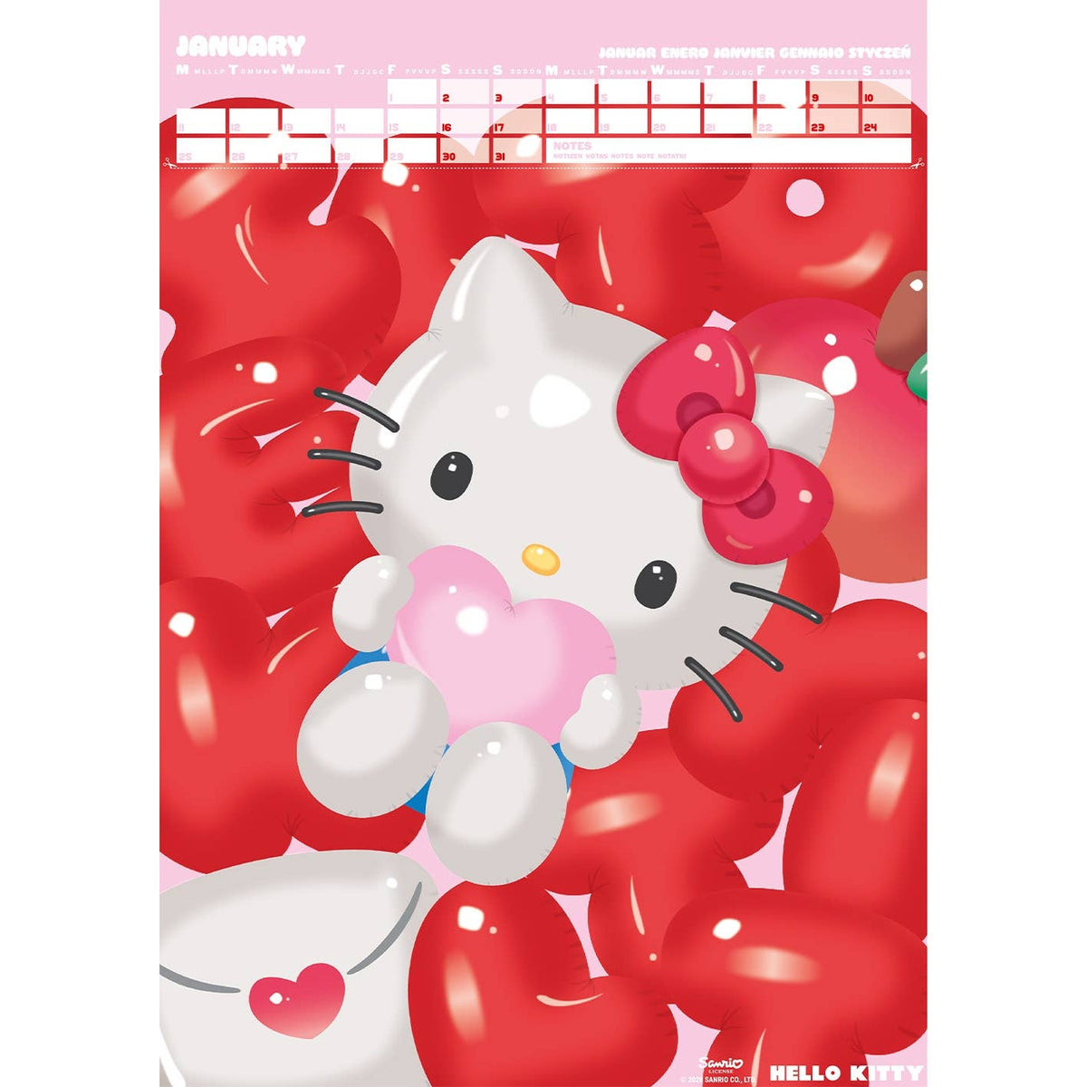 Hello Kitty & Friends Official 2027 A3 Poster Calendar