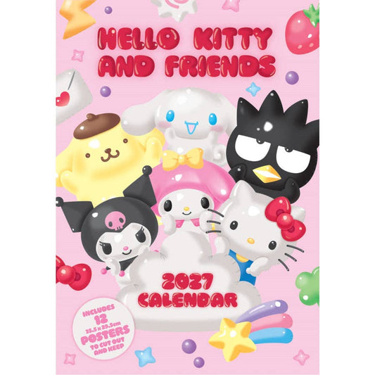 Hello Kitty & Friends Official 2027 A3 Poster Calendar