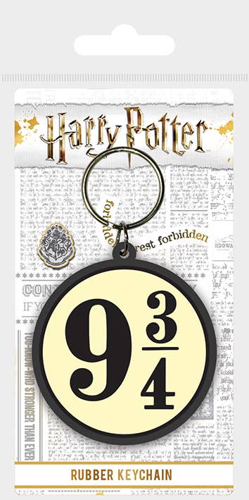 Harry Potter (9 and Three Quarters)  Rubber Keychain