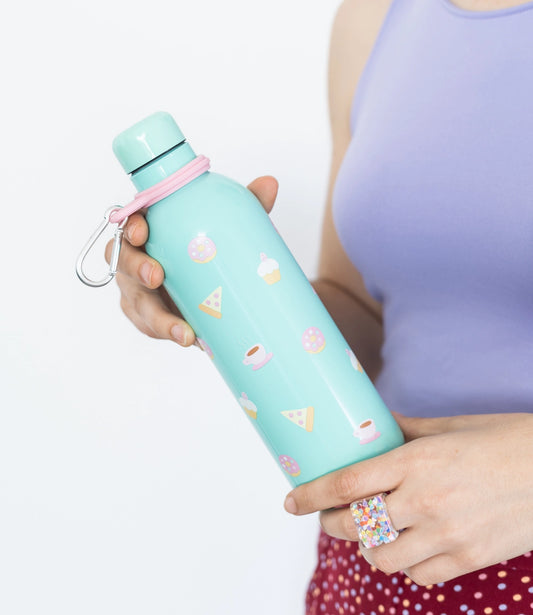 Official Pusheen Water Bottle-Sports Bottle-500ml / 17OZ, Stainless Steel