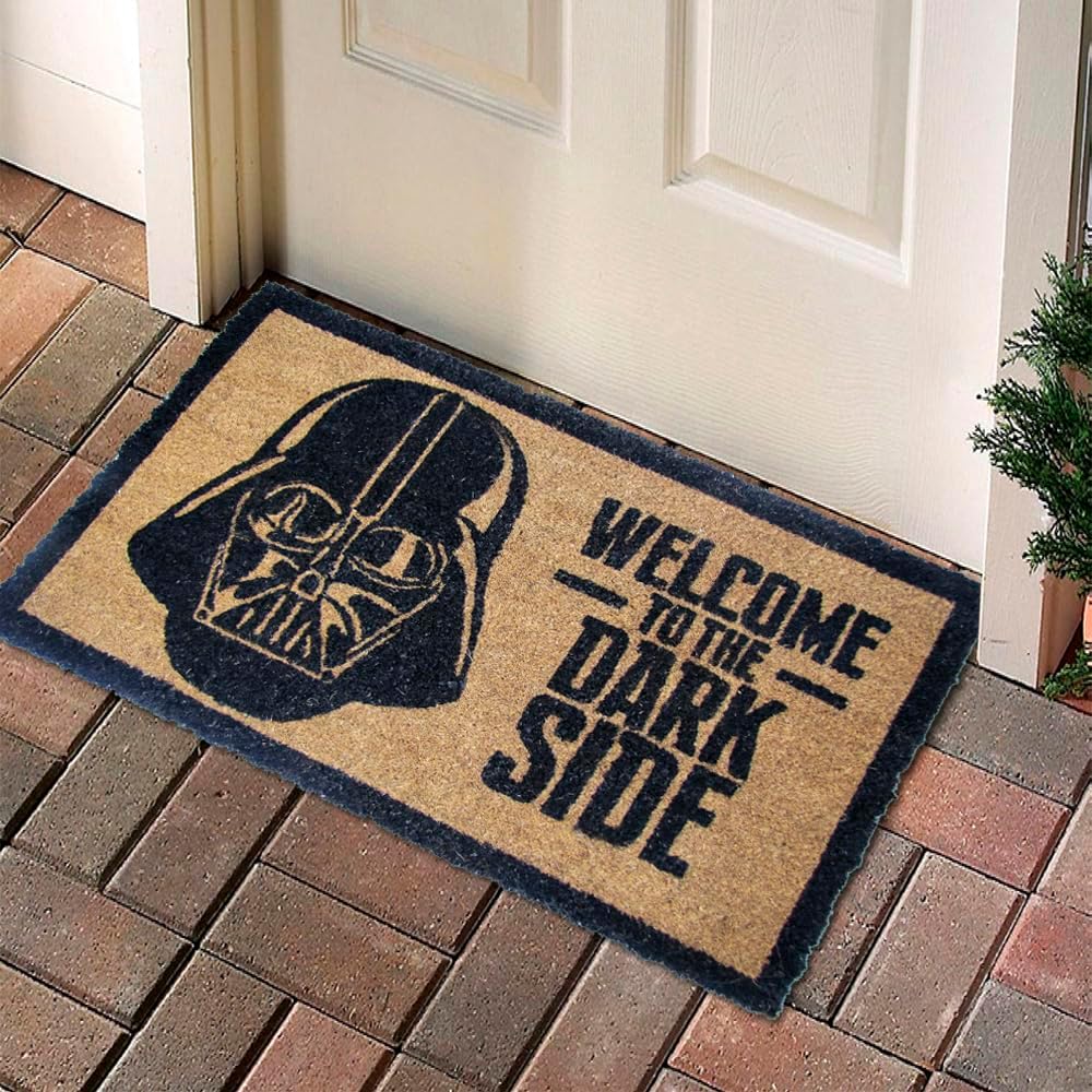 Star Wars Welcome To the Darkside Mat Doormat 60 X 40 CM Coir PVC New