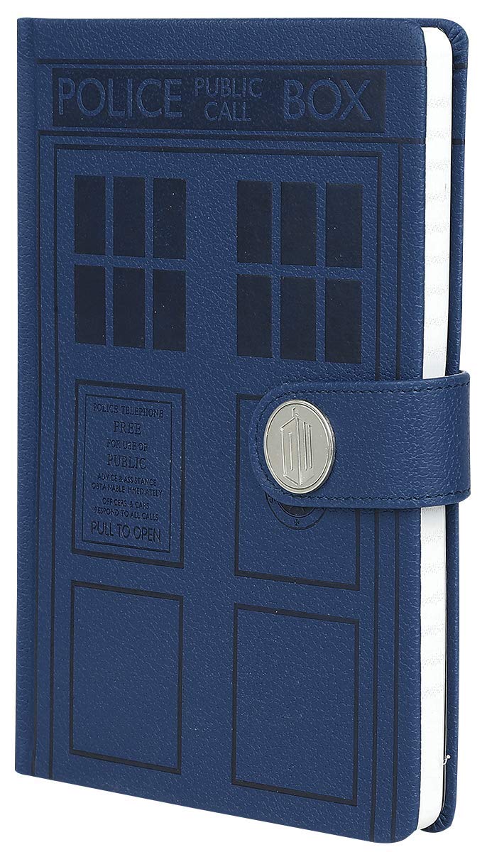 Doctor Who Notebook (Tardis Design) A5 Writing Book, Journal Gift Office