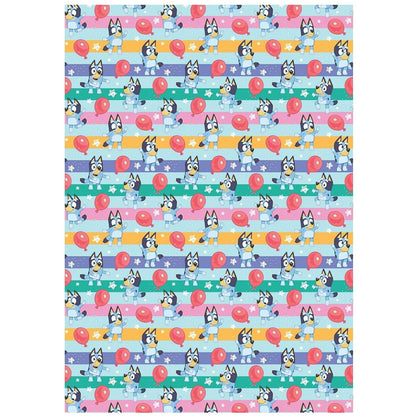 Bluey Balloon Gift Wrap