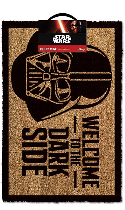 Star Wars Welcome To the Darkside Mat Doormat 60 X 40 CM Coir PVC New