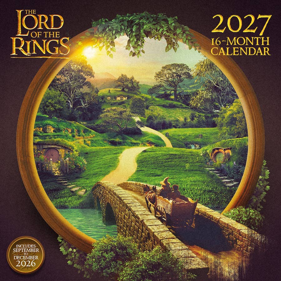 The Lord of the Rings Official 2027 Wall Calendar