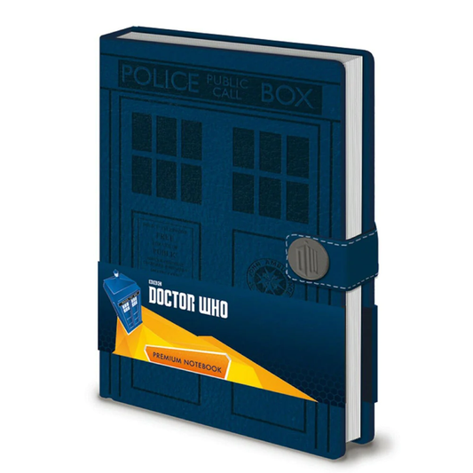 Doctor Who Notebook (Tardis Design) A5 Writing Book, Journal Gift Office