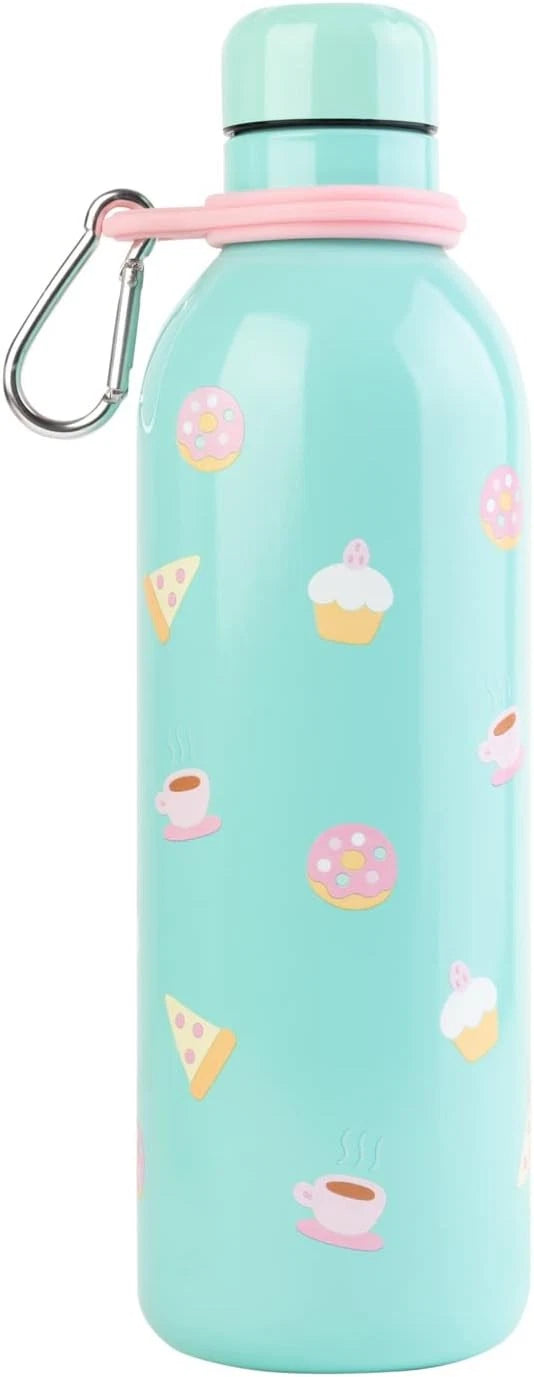 Official Pusheen Water Bottle-Sports Bottle-500ml / 17OZ, Stainless Steel